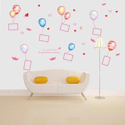 Balloon photo frame children bedroom living room background decoration self-adhesive wall stickers