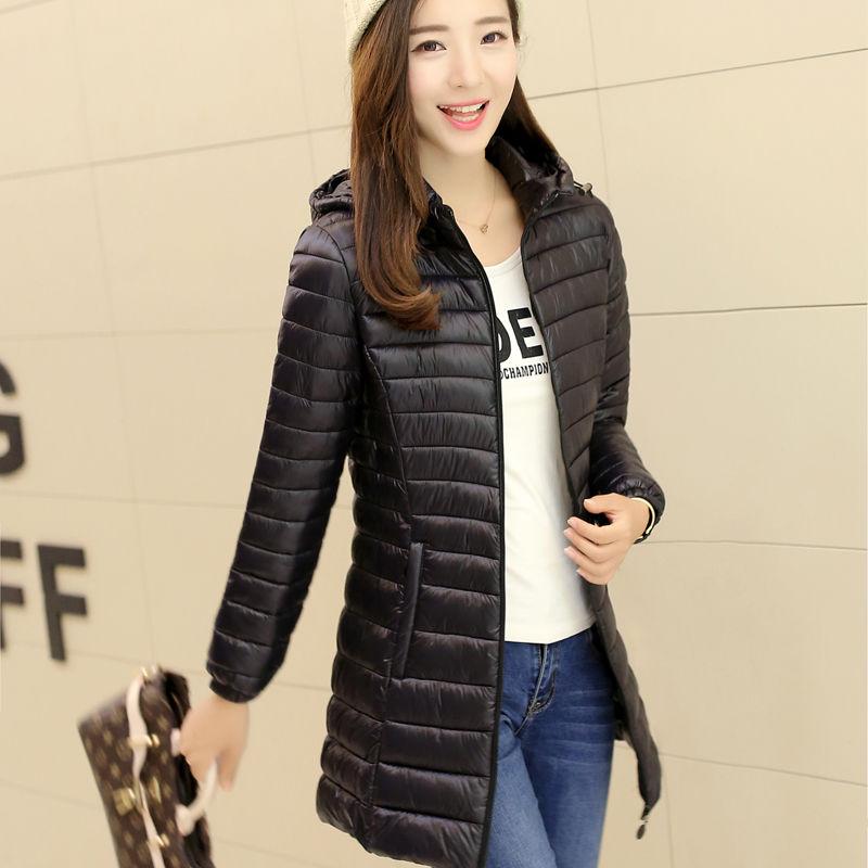 Woman's Winter Long Sleeve Warm Jacket Fashion Large Size Down Jacket Winter Woman's Cotton Clothing