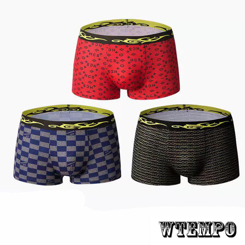 4 Pcs Elastic Underwear U Convex Underpants Soft and Comfortable Boxer Shorts Boxer Briefs for Men