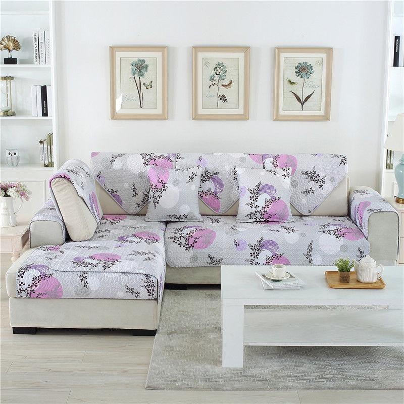 Sofa Cover for Living Room Soft Non-slip L Shaped Slipcover Modern Corner Sofa Covers 1-4 Seats