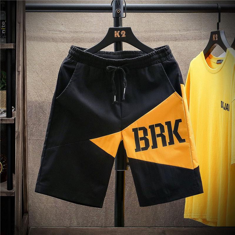 Casual Shorts Men's Loose Breathable Five-point Pants Youth Sports Pants Fashion Personality Beach Pants