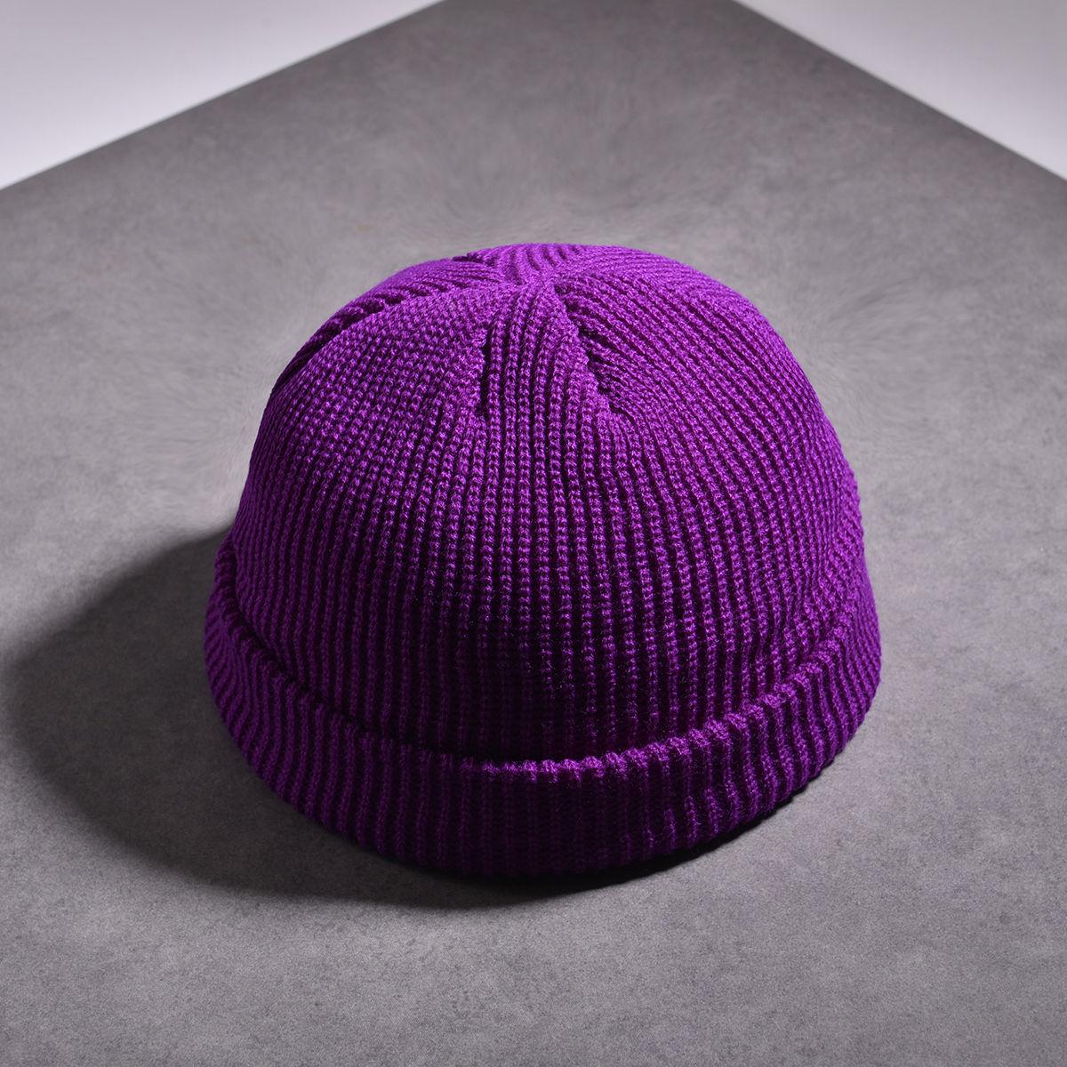 Knitted Hat Ladies Summer Thin Section Autumn and Winter Woolen Hat Male Landlord Hat Tide High Street Cold Hat