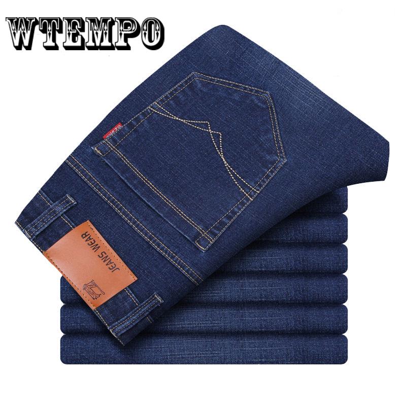 Fashion Men's Jeans Large Size Men's Elastic Stretch Trousers