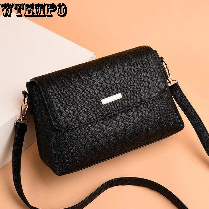 Women's Fashion Wild Trend Bag Leather Texture Handbags Shoulder Diagonal Package