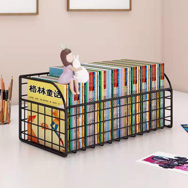 Desktop Bookshelf Book Storage Box Layered Sorting Rack Student Desk Storage Basket Snacks Sundries Storage Box Cosmetic Storage Home Organizer