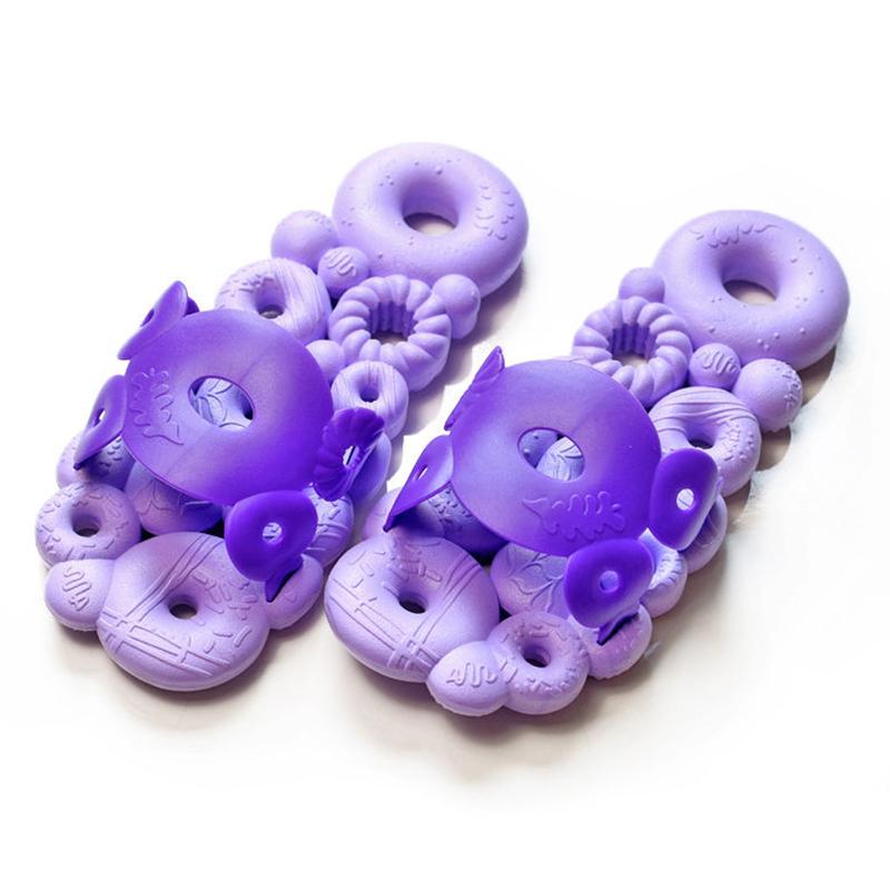 Bathroom Non-slip Sandals and Slippers for Men and Women Summer Home Indoor Bath Soft Bottom Donut Hollow Cute Personality