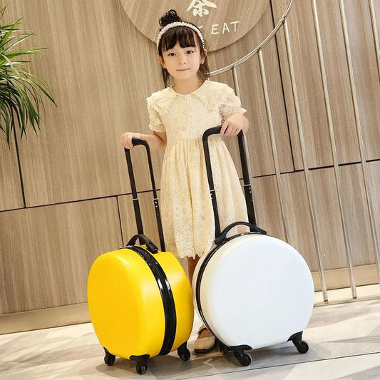 Children's Wheeled Suitcase 20 Inch Sliding and Rolling Suitcase Boy Girl Travel Luggage Trunk