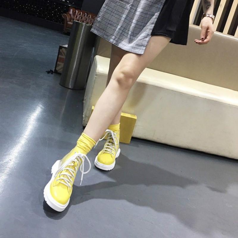 Martin Boots Female Transparent Boots Wild Short Tube Korean Version of Hip-hop Female Shoes Tide Student Short Boots