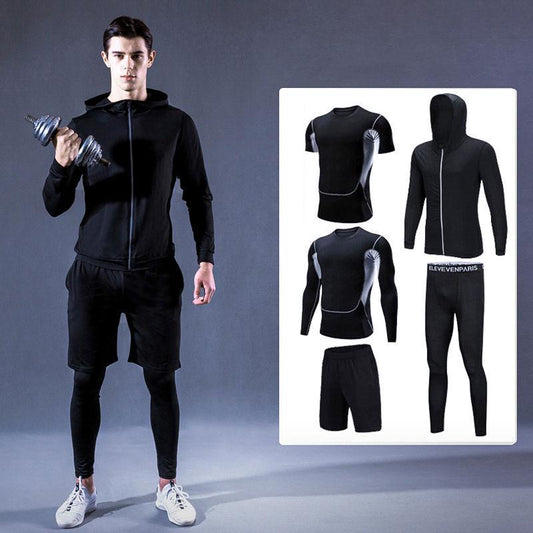 Men's Sportswear Compression Sport Suits Quick Dry Running Sports Joggers Training Gym Fitness