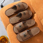 Women's Sandals and Slippers Summer Straw Bamboo and Rattan Couples Home Household Indoor Non-slip Soft Bottom Men's Linen Slippers