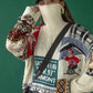 Turtleneck Sweater Female New Year Christmas Wind Red Bear Loose Outside Wear Autumn Winter Retro Knitted Pullovers