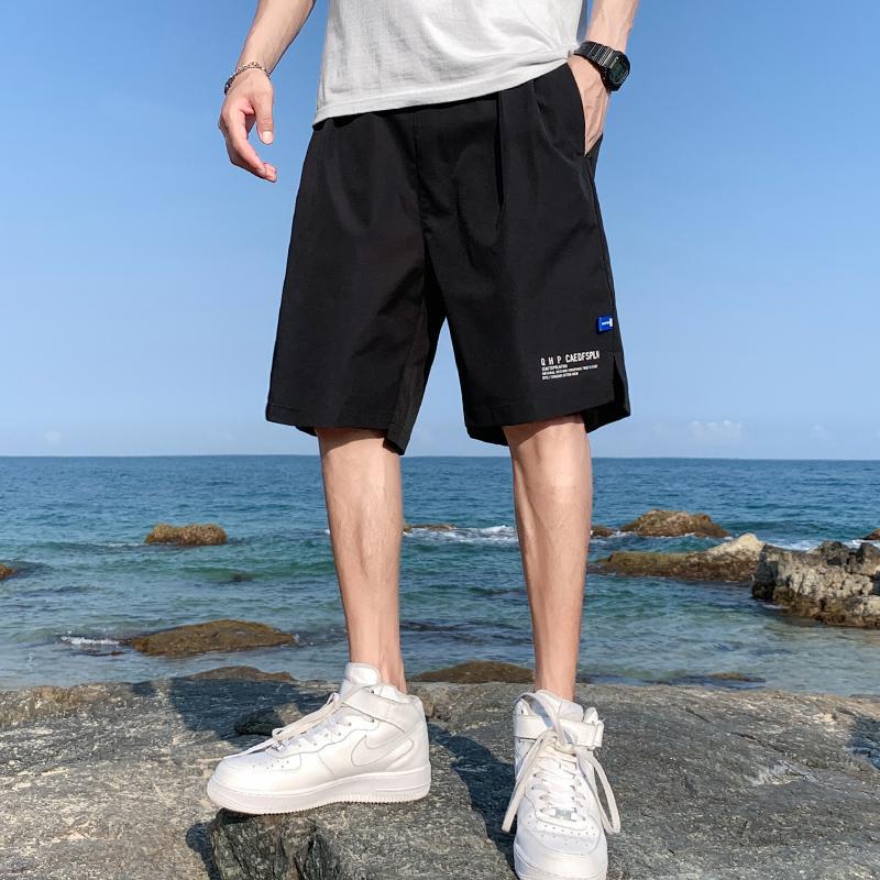 Shorts Men's Summer Thin Loose Straight Leg Trousers Wear All-match Casual Five-point Pants