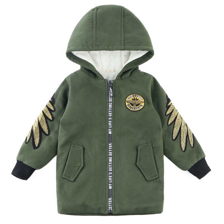 Children's Parka Winter Jackets Kids Clothing Boys Warm Down Cotton-padded Coat Thickening Outerwear