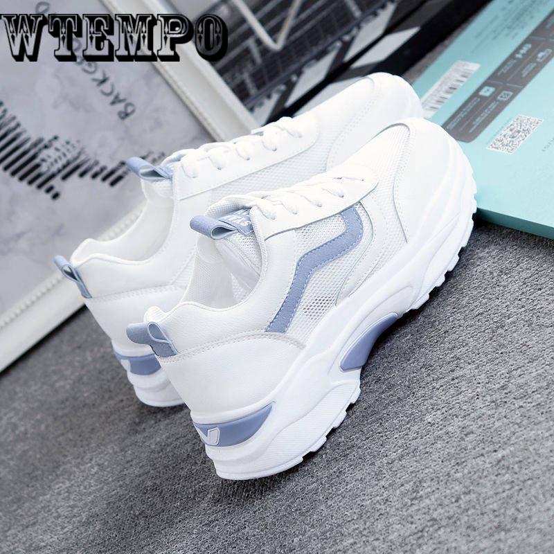 Women Shoes White Shoes Sneakers Women Fashion Shoes Ladies Footwear Breathable Mesh Sneakers