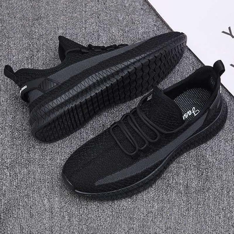 Casual Korean Men's Shoes Breathable Sports Running Shoes Low-cut Men's Trendy Sneakers