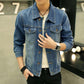 Plus size denim jacket spring and autumn denim jacket men's clothing slim denim jacket trend casual