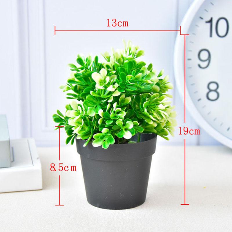 Fake Flowers  Decoration Ornaments Artificial Flowers Plastic Potted Plants Small Bonsai Living Room Interior Coffee Table Desktop Wine Cabinet