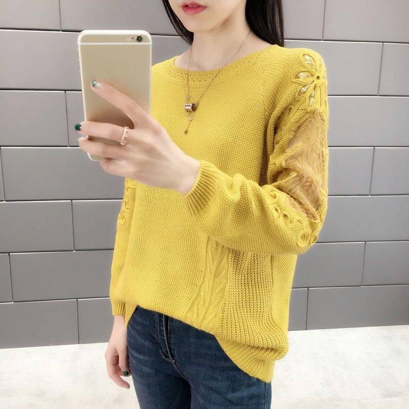 Women Fashion Casual Sweaters Ladies Girls Long Sleeve Pullover Knitted Tops Outwear Fits