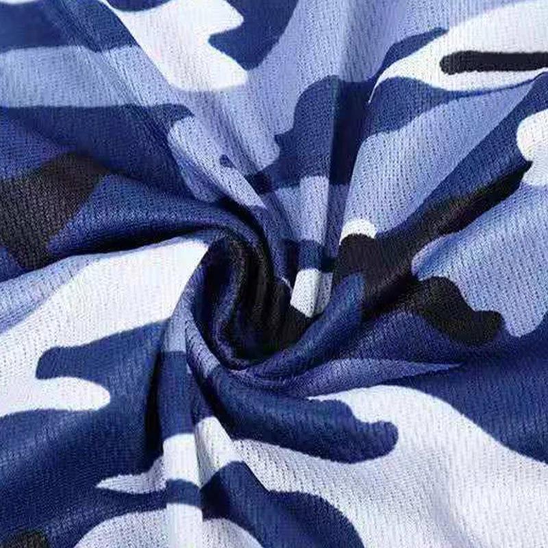 Special Offer Camouflage Short-sleeved Men's T-shirt Military Half-sleeved Shirt Multicolor Camouflage Men's Vest Military Training Uniform