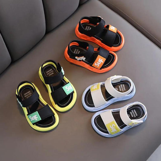 Boys Sandals Summer Children's Beach Shoes Soft Sole Baby Shoes Girls Sports Sandals Trend