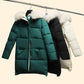 Women's Mid-length Down Cotton Jacket Winter Simple Loose Padded Bread Jacket Student Cotton All-match Parker Clothing