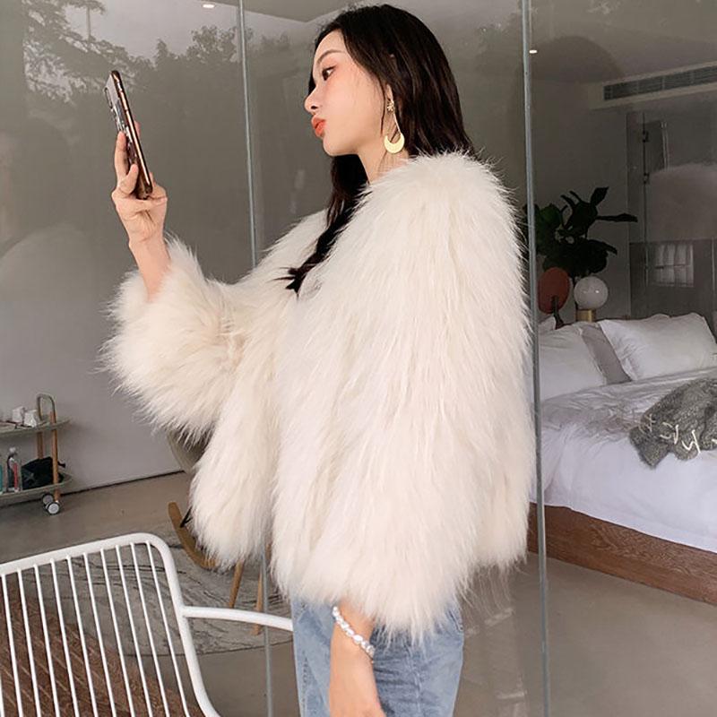 Short Female Fox Fur Coat Korean Version of Haining Mink Fleece and Fur Coat