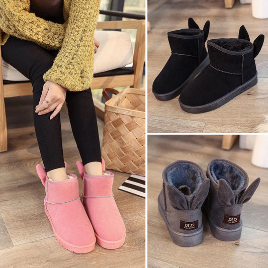 Cold protection Non-slip shoes Keep warm Cotton shoes Outdoor Casual shoes Woman shoes Winter