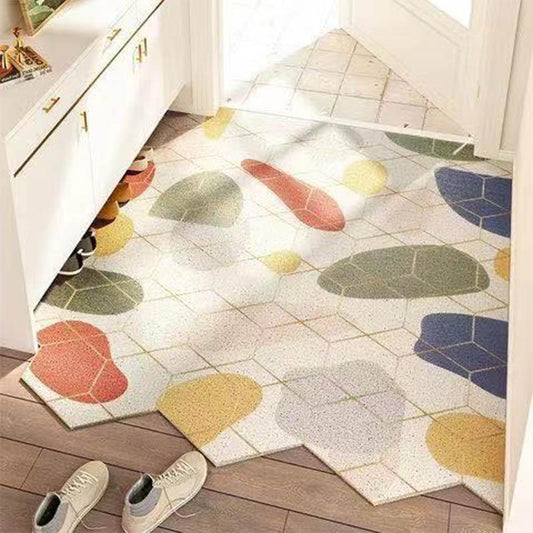 Nordic Entrance Door Mats Silk Ring Entrance Mats Home Entrance Mats Wear-resistant Cuttable Foyer Entrance Carpet