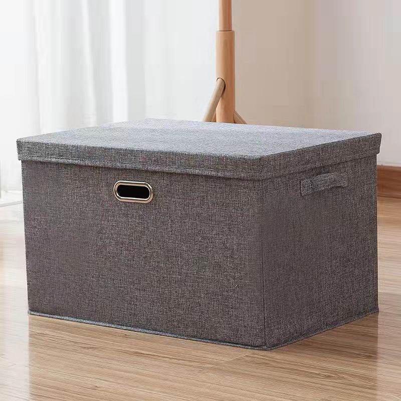 Covered Storage Box Clothes Snack Storage Box Folding Large Closet Storage Box Wardrobe Organizer Box