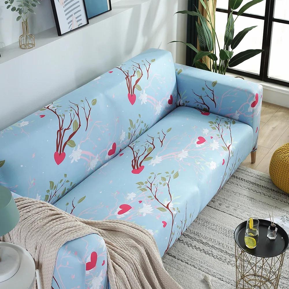 Cover for Couch Sofa Slipcover L Shape Covers Sofa Elastic 1/2/3/4 Seaters Sofa Slip Covers for Living Room Home Decor