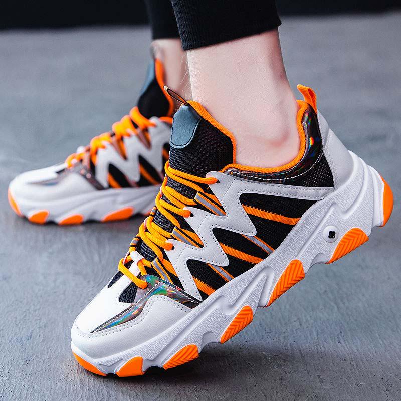 Size 39-44 Men Flying Woven Mesh Sneakers Comfortable Breathable Running Basketball Shoeses Shockproof Non-slip Skate Shoes