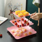 Living Room Snack Storage Box Fruit Tray Storage Multi-layer Plastic Living Room Coffee Table Household Candy Tray Dried Fruit Box