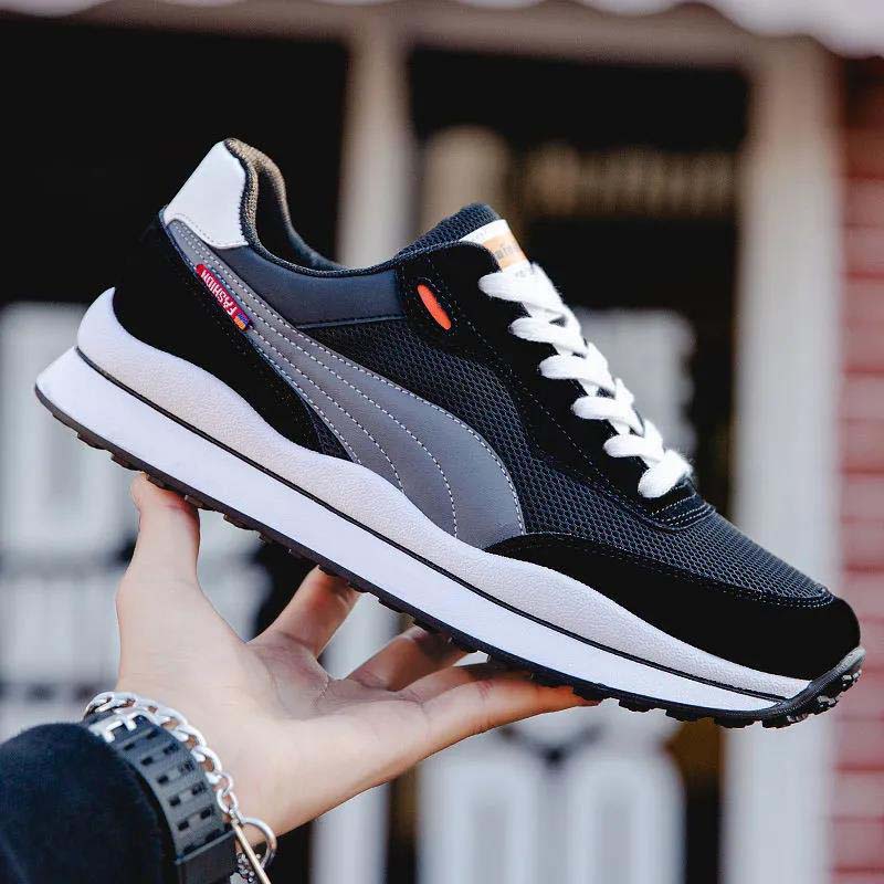 Men's Shoes 2021 Summer New Casual Flat Shoes Students Thick Bottom Sports Casual Shoes