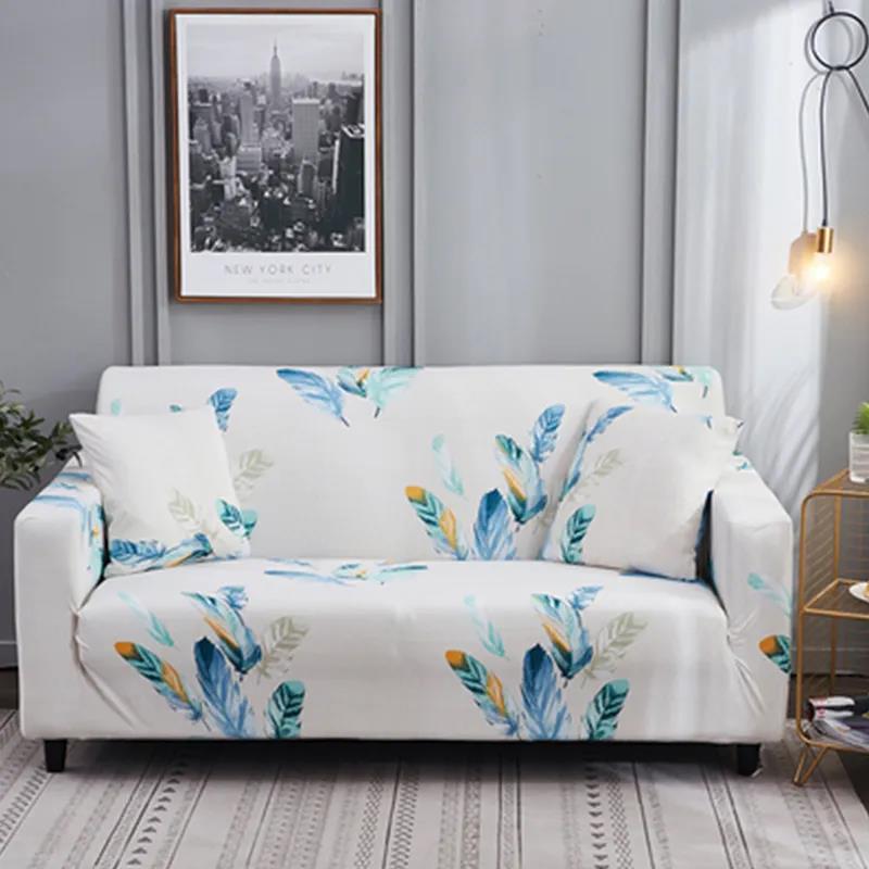 Four Seasons Universal Retro Printing Sofa Cover Living Room Single Seat Multi Seat Full Package Sofa Protective Cover