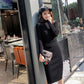 New Korean version of the long solid color knit skirt female slim over the knees wild sweater skirt