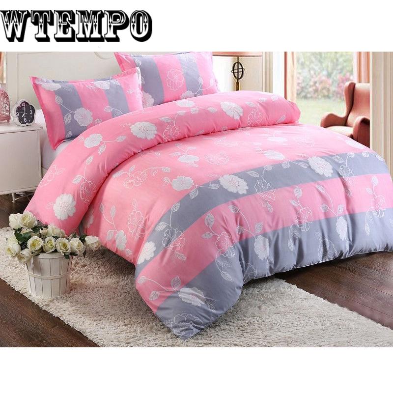 Brand Comfortable Soft Cotton Printed Quilt Cover Four-piece Bedroom Home Bedding Set