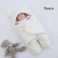 Baby Sleeping Bag Ultra-Soft Fluffy Fleece Newborn Receiving Blanket Infant Boys Girls Clothes Sleep Nursery Wrap Swaddle