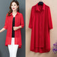 Chiffon Shirts Women's Large Size Mid-Length Three-quarter Sleeve Cardigan Outer Sunscreen