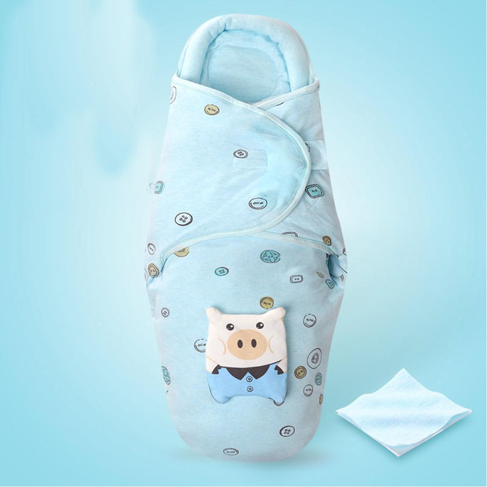 Baby Bedding Clothing Soft Newborn Baby Boy Girl Cotton Swaddle Wrap Blanket Cartoon Warm Protective Sleeping Bag