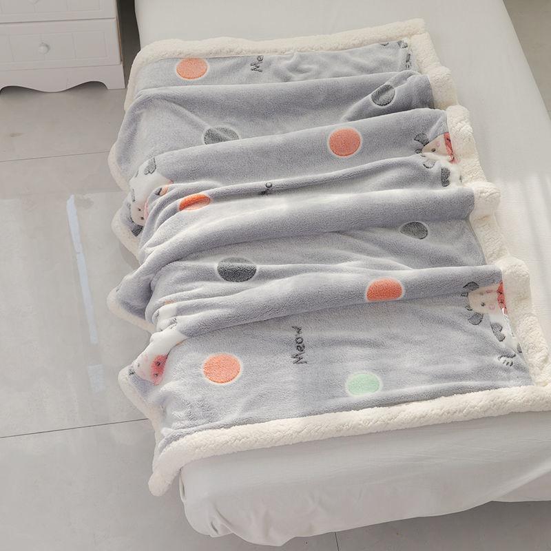 Baby Blanket Double Thickening Winter Newborn Baby Blanket Nursery Blanket Children Quilt Autumn and Winter