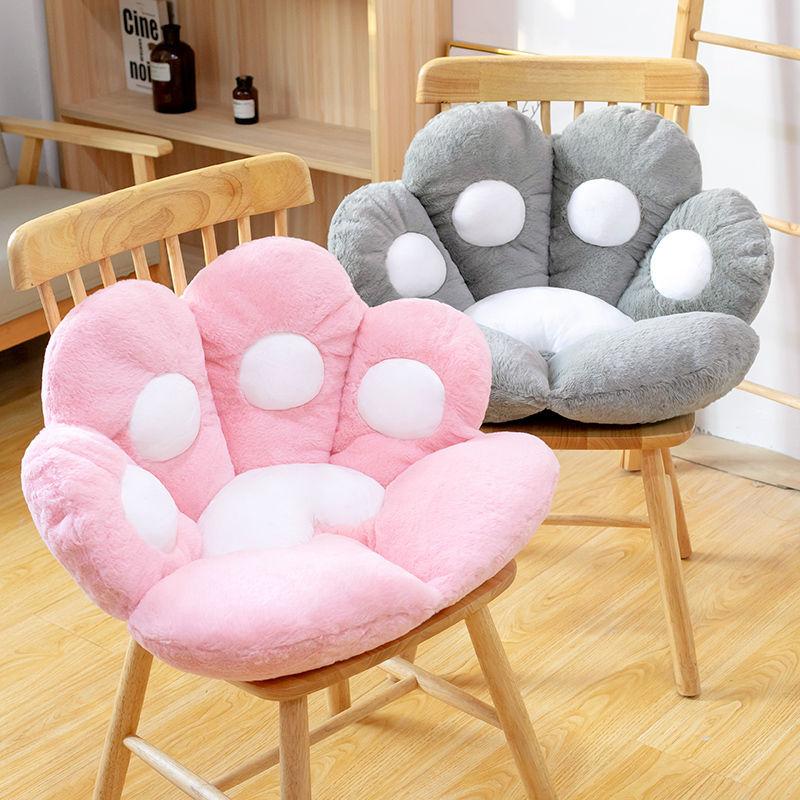 1PC 2 Sizes Soft Paw Pillow Animal Seat Cushion Stuffed Plush Sofa Indoor Floor Home Chair Decor Children Girls Gift