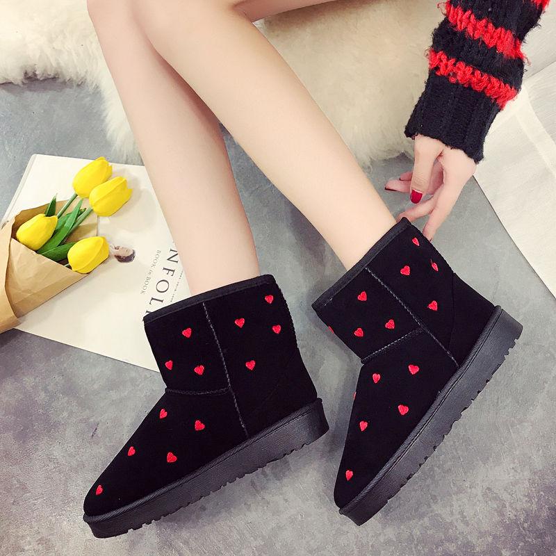 Keep warm Cotton shoes Outdoor Casual shoes Woman shoes Winter Cold protection Non-slip shoes