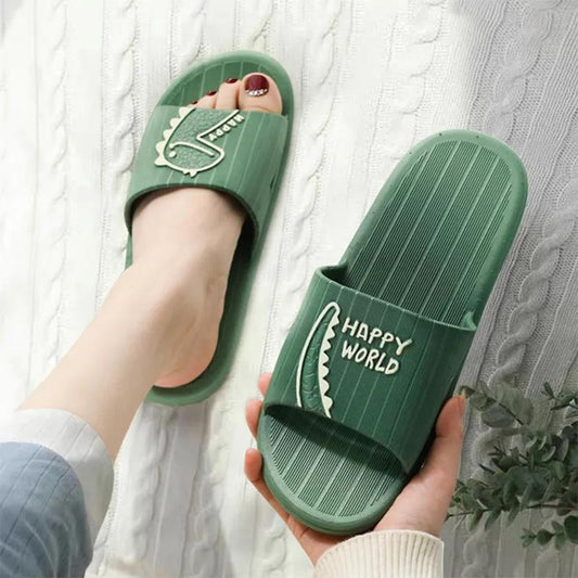 Couple Sandals and Slippers Women's Summer Home Indoor Bathroom Non-slip Bath Soft Bottom Home Men's Flip Flops Soft Sole Comfort Sandals