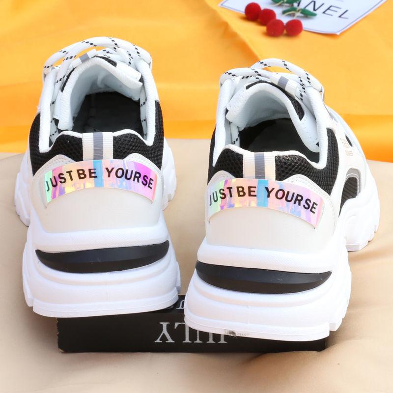 Spring and Summer Clearance Women's Running Shoes Fashion All-match Student Women's Shoes Breathable Platform Casual Sneakers