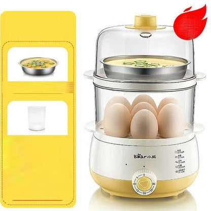 Egg Steamer Automatic Power-off Egg Steamer Egg Cooker Timing Household Multifunctional Low-power Breakfast Machine