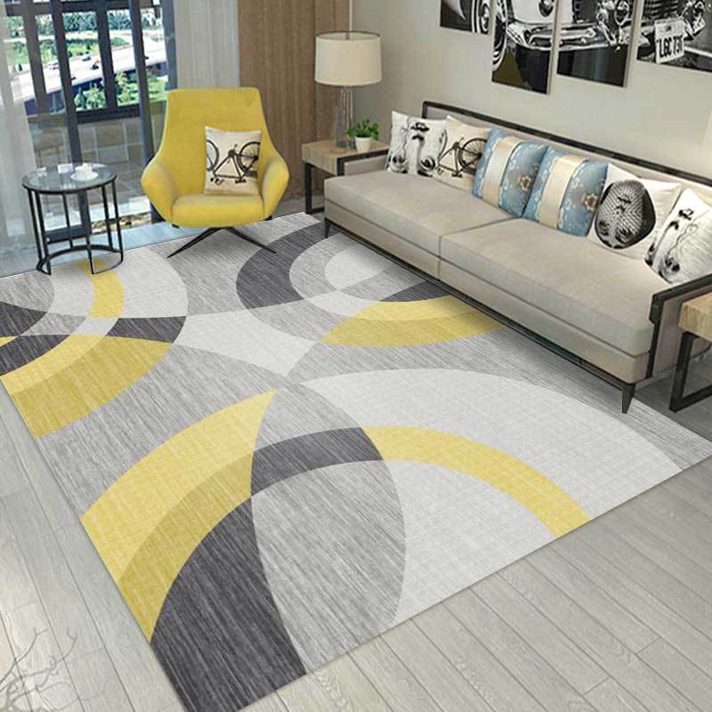 Modern Abstract Carpet Living Room Coffee Table Mat Bedroom Bedside Blanket Door Mat European Style Foot Mat Door Mat