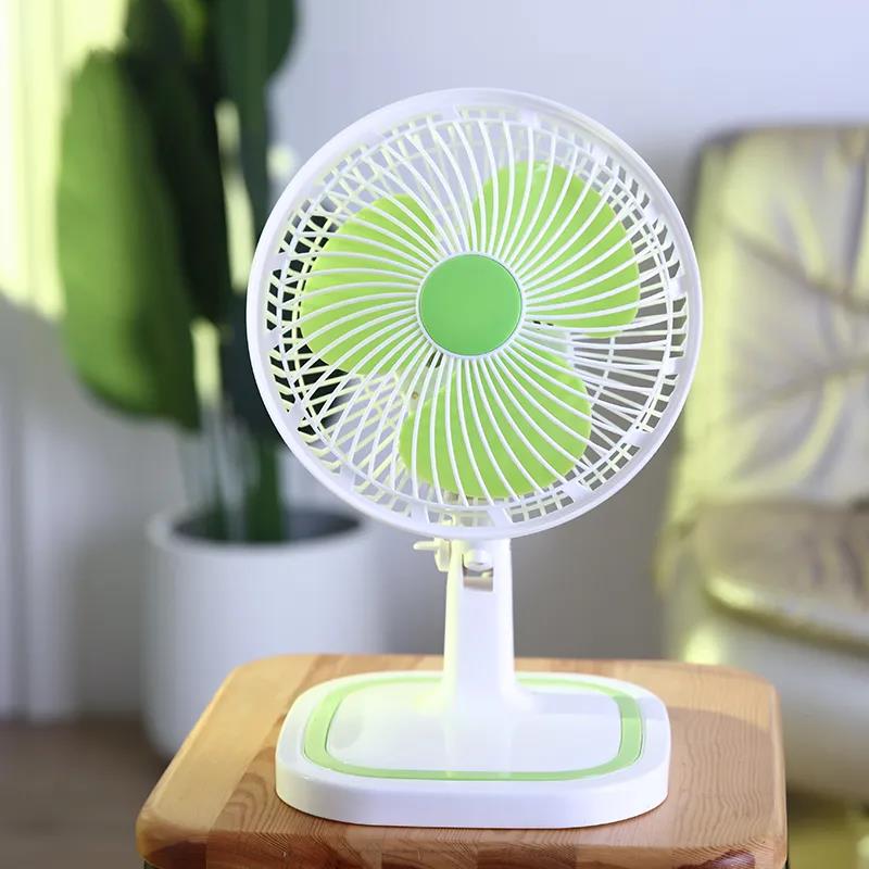 Home Desktop Small Fan Bedroom Bedside Low Noise Shaking Head Fan