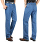 Thin Jeans Middle-aged and Elderly Trousers Men's High Waist Large Size Trousers Loose Straight-leg Pants