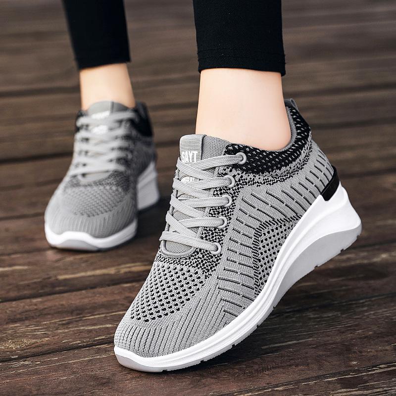 Women's Casual Shoes Mesh Breathable Running Shoes Gym Sports Shoes Outdoor Comfortable Fitness Coach Sports Light Walking Jogging Shoes