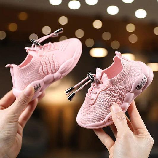 Children's Shoes, Boys' Sports Shoes Spring Children's Mesh Breathable Children's Shoes Boys' Running Shoes Double Mesh Shoes